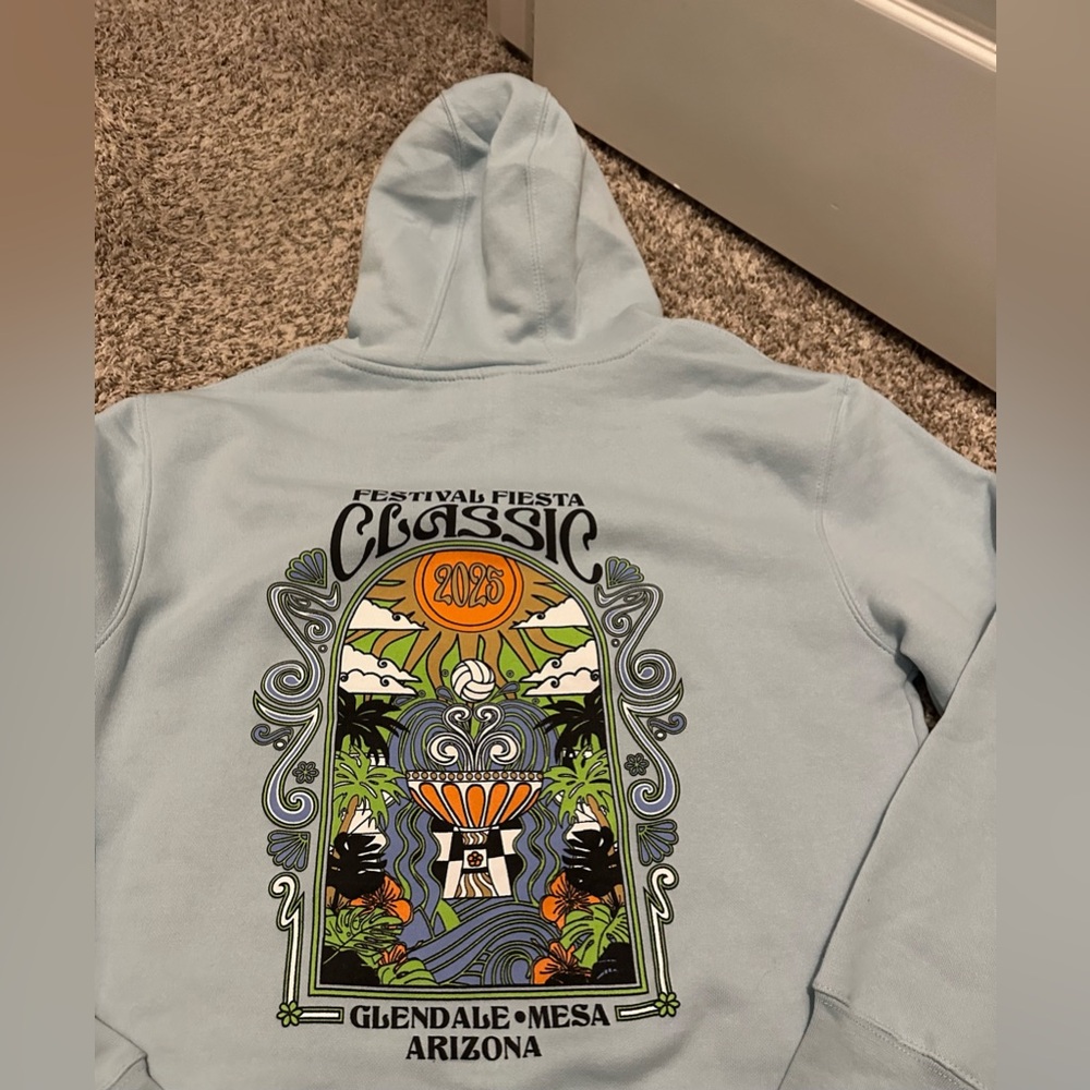 Festival Fiesta Classic Pullover Hoodie | Neutral Graphic Sweatshirt Unisex - Picture 2 of 6